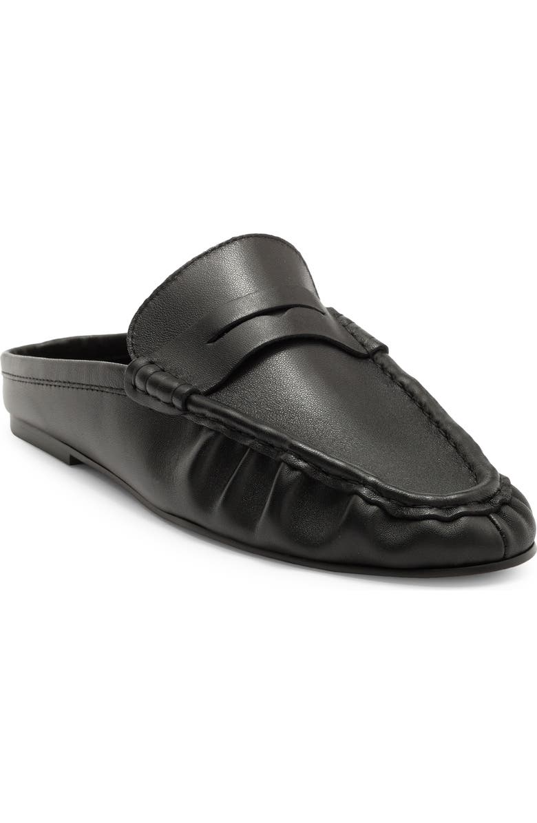 Steve Madden Rafe Loafer Mule, Main, color, Black Leather