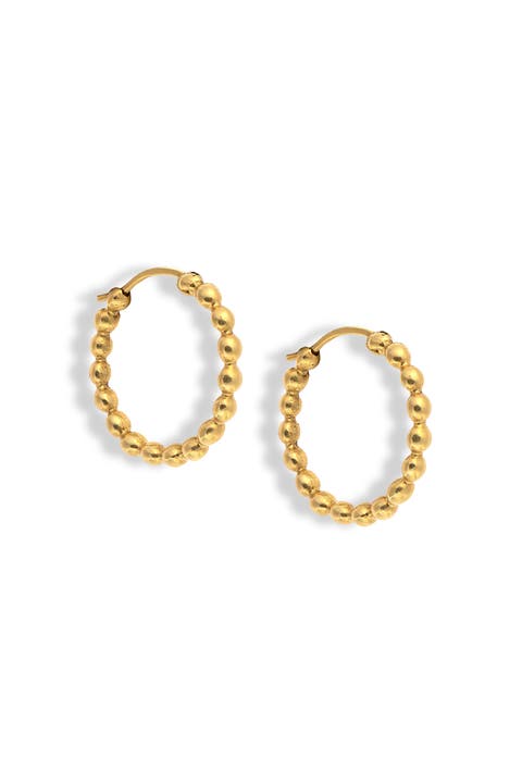 Demetra Gold Hoop Earrings
