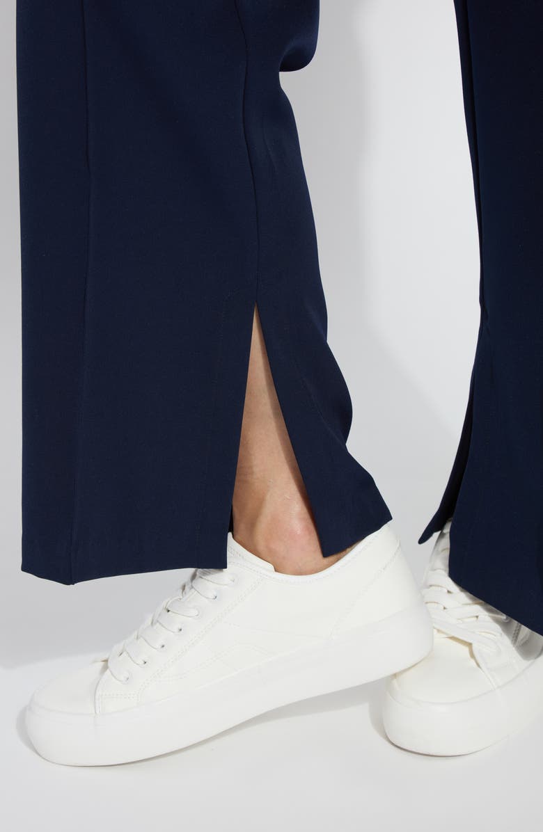 Lysse Genevieve Drawstring Inside Slit Pants, Alternate, color, True Navy