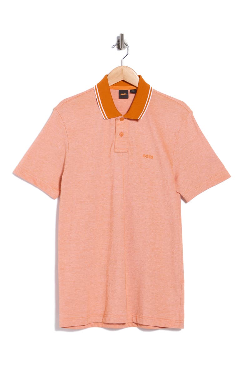 Oxford Cotton Knit Polo, Alternate, color, OPEN ORANGE