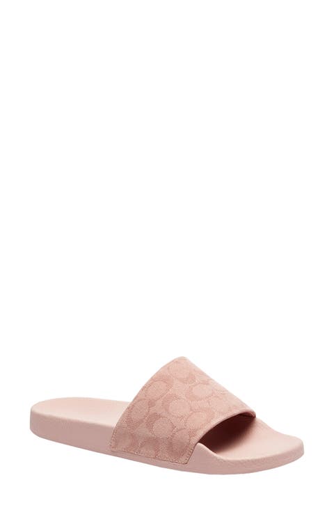 Udele Logo Monogram Slide Sandal (Women)