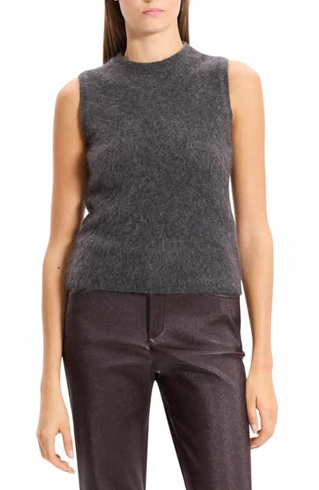 Theory Cashmere Sleeveless Sweater