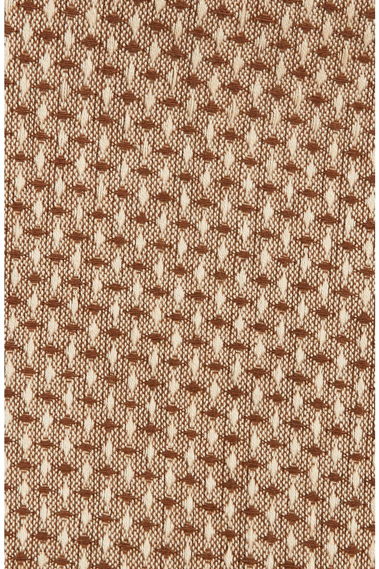 Brown Diamond Wool Pocket Square, Alternate, color, BROWN