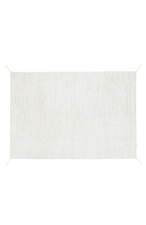 Lorena Canals Reversible Washable Recycled Cotton Blend Rug In White