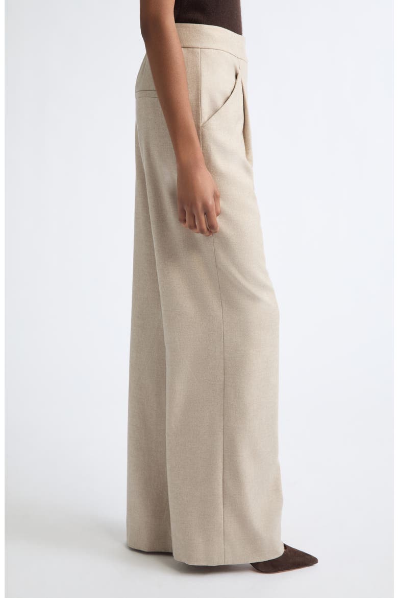 Holt High Waist Wide Leg Pants, Alternate, color, OATMEAL MELANGE