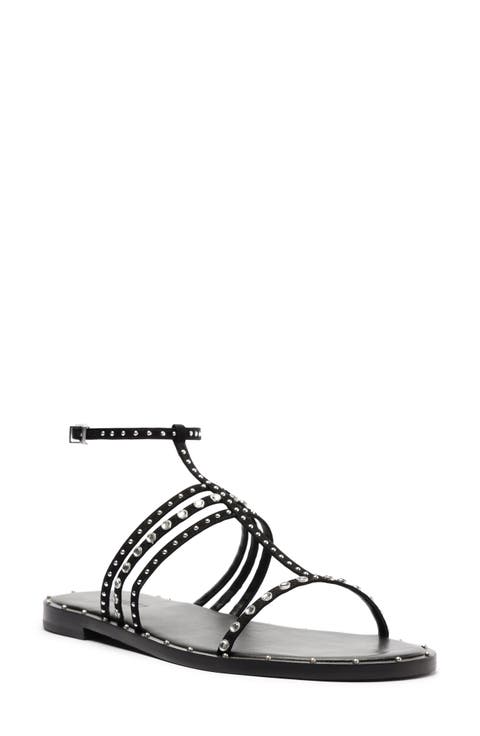 Isidora Studded Ankle Strap Sandal (Women)