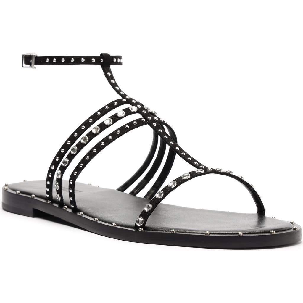 SCHUTZ SCHUTZ ISIDORA STUDDED ANKLE STRAP SANDAL