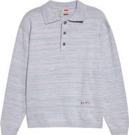 Waste Yarn Project Space Dye One of a Kind Polo Sweater