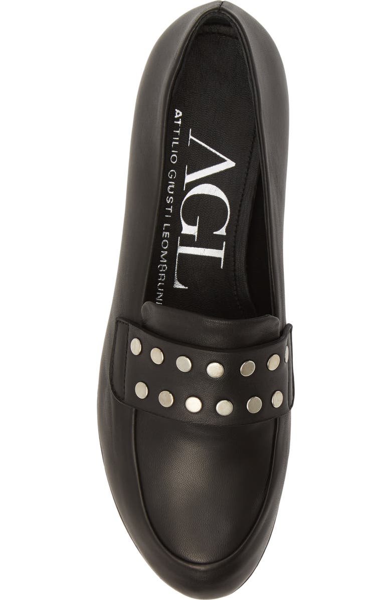 AGL Stud Strap Loafer, Alternate, color,