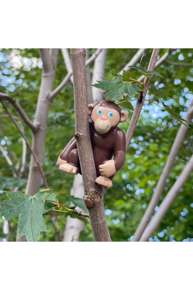 Little Friends Monkey - Chunky Plastic Zoo Animal Toy Figure, Alternate, color, Multi