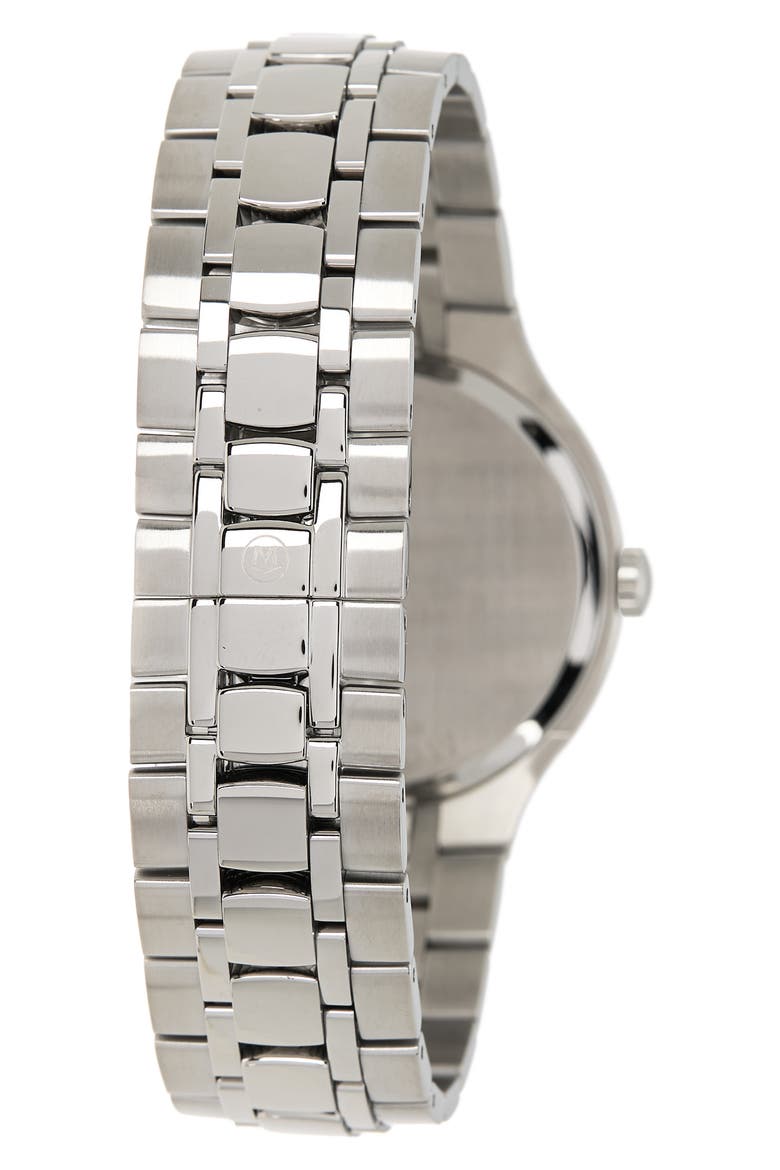 Men's Swiss Quartz Bracelet Watch, 39mm, Alternate, color, BLACK
