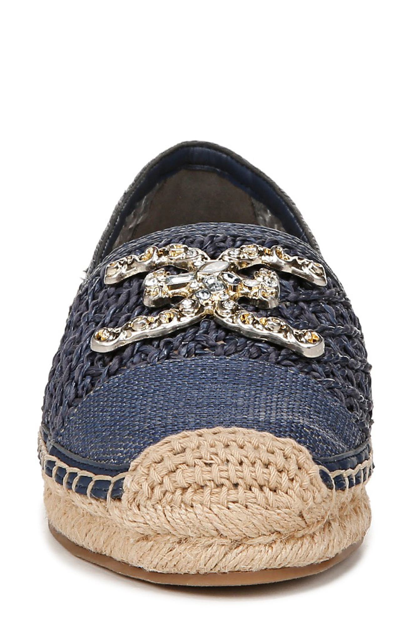 Khiara Espadrille Flat, Alternate, color, HUDSON BLUE