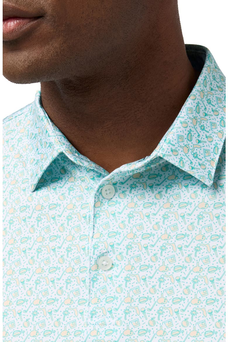 Versa Trim Fit Performance Golf Polo, Alternate, color, PEACH AS IT LIES