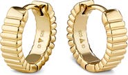 DEVATA Rib Hoop Earrings