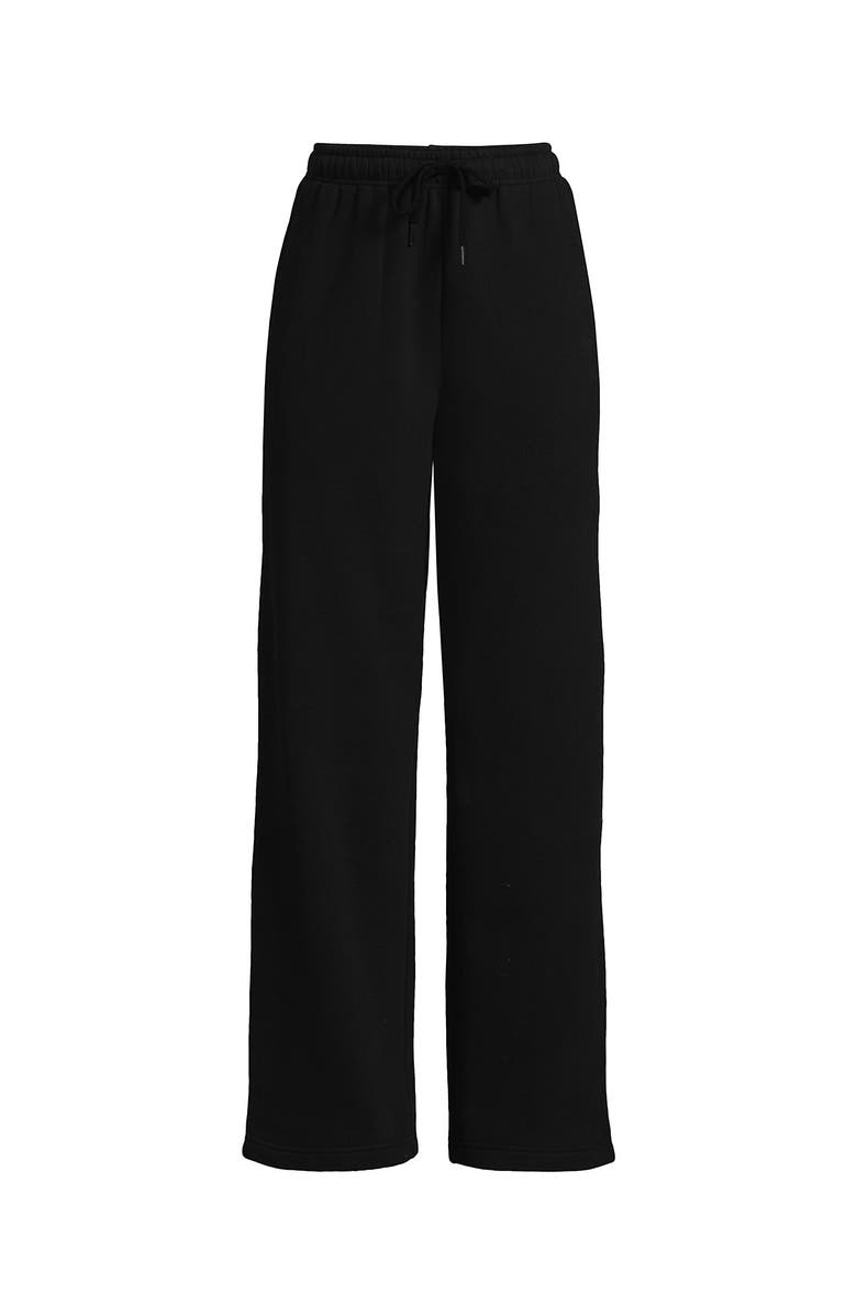 Lands' End Serious Sweats High Rise Relaxed Straight Leg Pants, Alternate, color, 