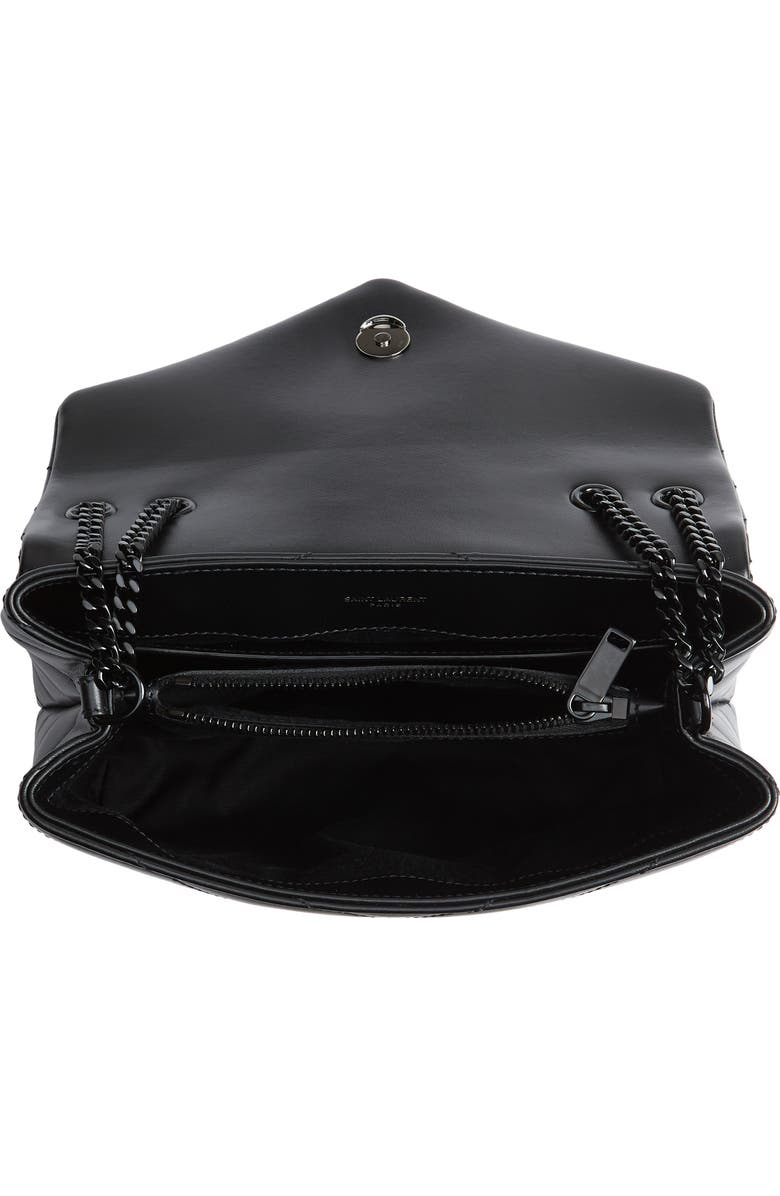 Saint Laurent Small Loulou Matelassé Calfskin Shoulder Bag, Alternate, color,