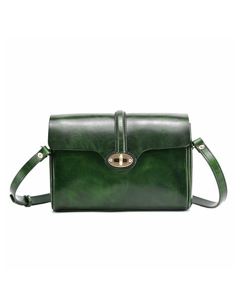 Laurel Genuine Leather Vintage Slim Crossbody