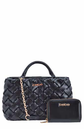 bebe Luca Satchel with Matching Wallet