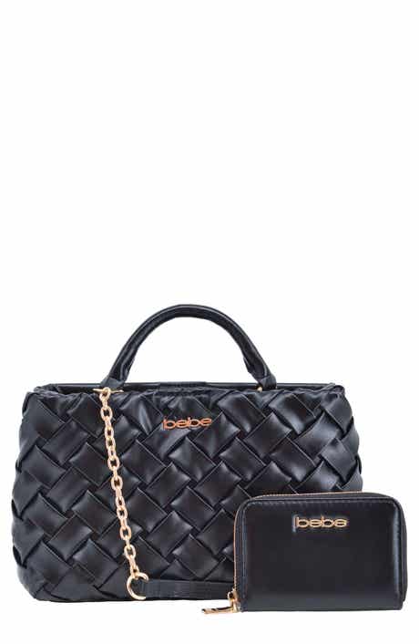 bebe Luca Satchel with Matching Wallet