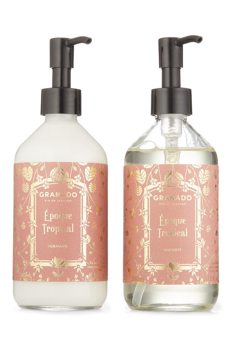 Époque Tropical Hand Soap & Body Lotion Gift Set, Alternate, color, NO COLOR