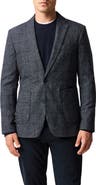 Rodd & Gunn Selwyn Island Grey Windowpane Check Wool & Cotton Blend Sport Coat
