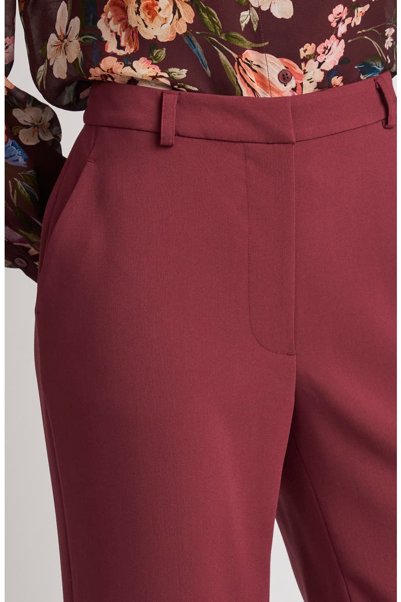 Carina Wide Leg Pants, Alternate, color, TAWNY PORT