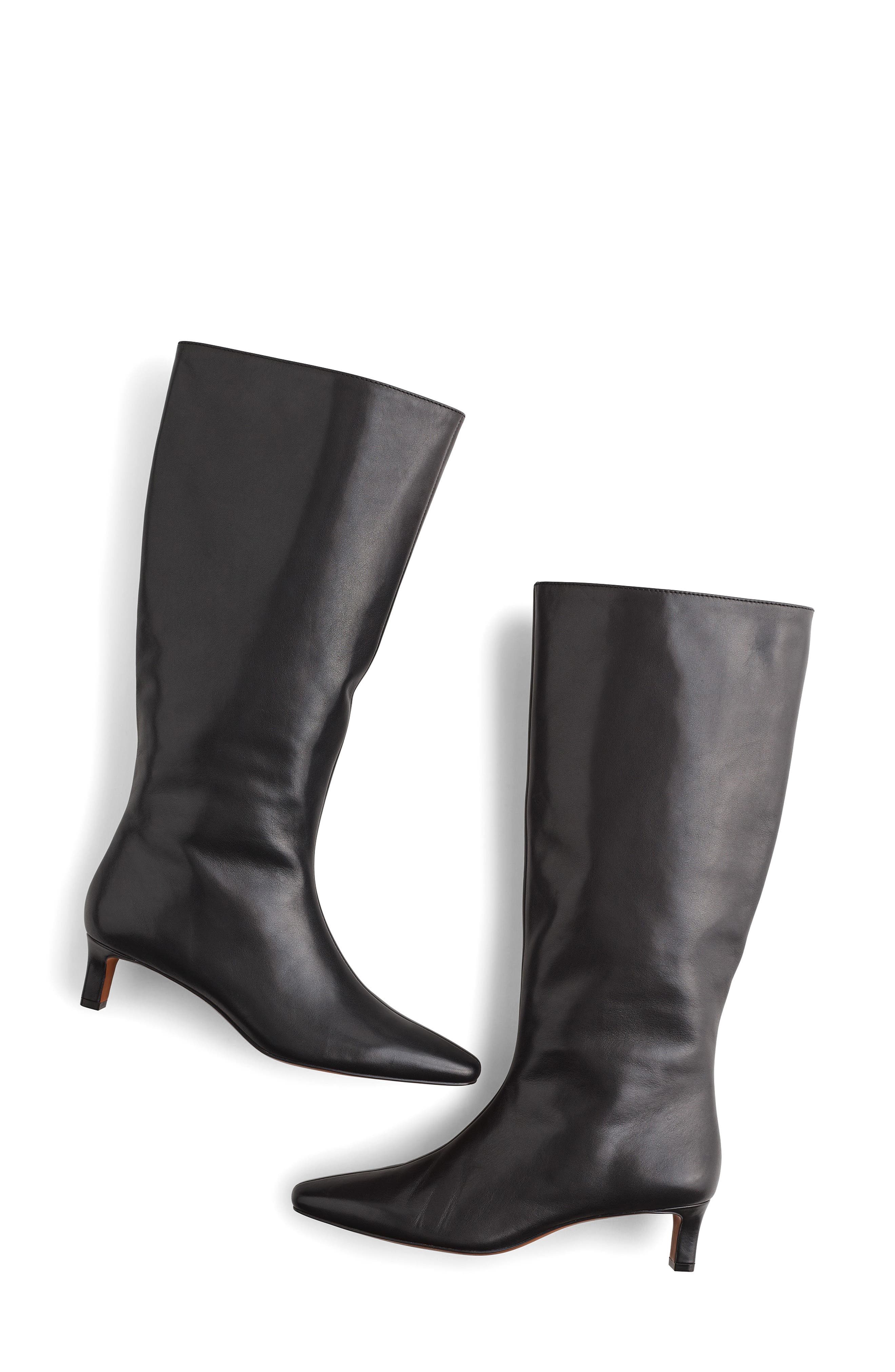 Madewell Dorchester Dimes Kitten Heel Boot, Alternate, color, 