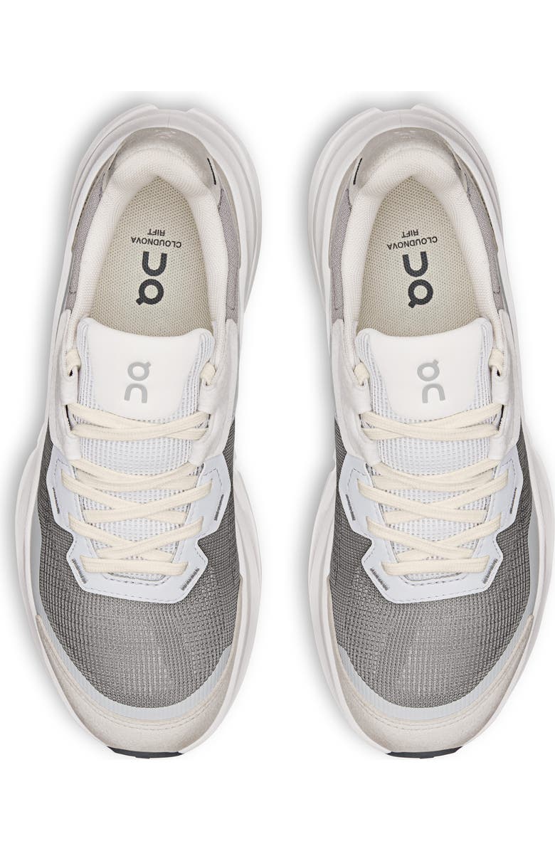 On Cloudnova Rift Sneaker, Alternate, color, Alloy/ Glacier