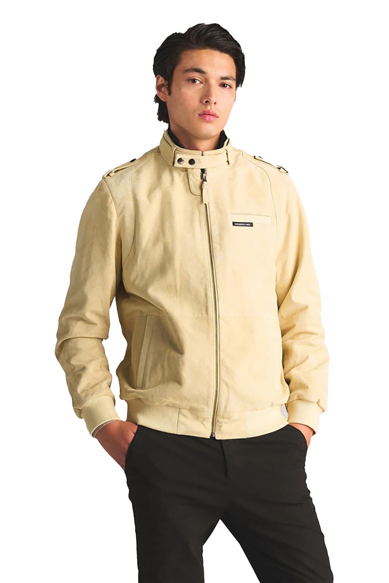 Men's Soft Suede Iconic Jacket, Alternate, color, Chamois