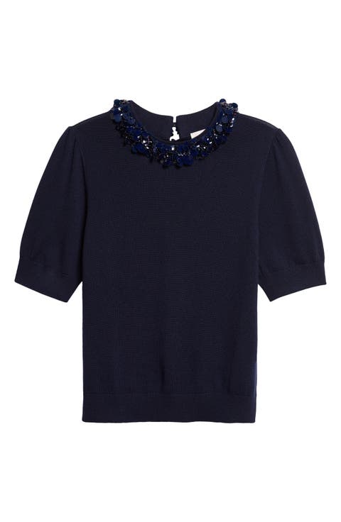 Jude Embellished Wool Sweater
