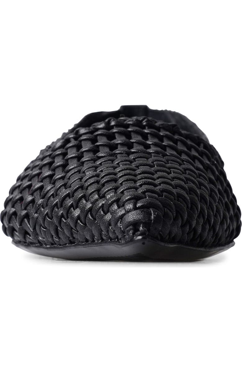 Artisan Crafted By Zigi Poppie Pointed Toe Flat, Alternate, color, Black Leather