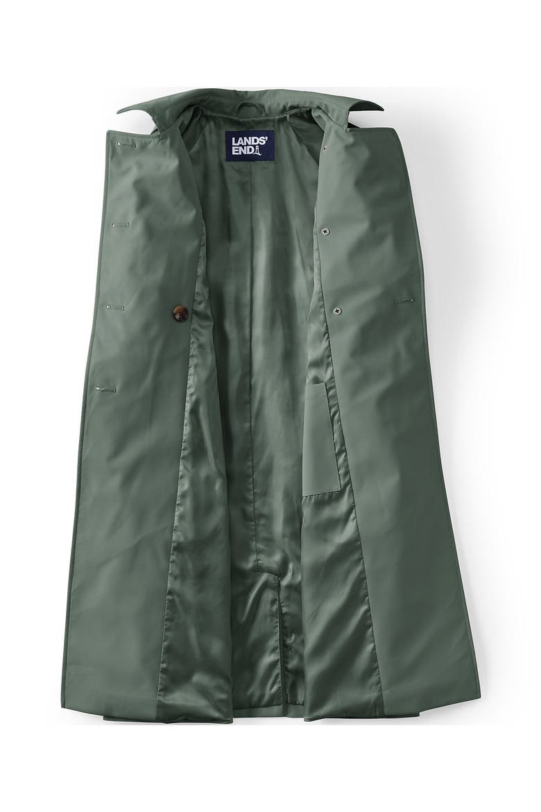 Squall Waterproof Modern Trench Coat, Alternate, color, Spruce