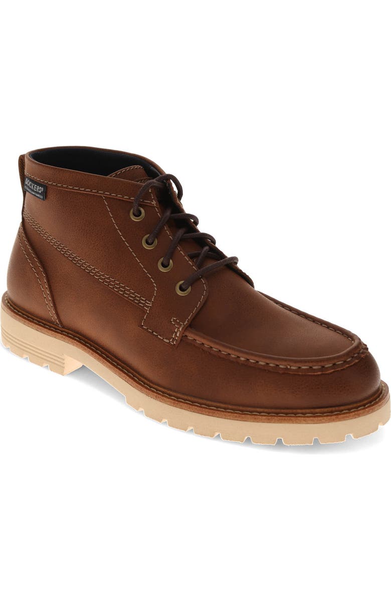Dockers<sup>®</sup> Moc Toe Boot, Main, color, Cognac