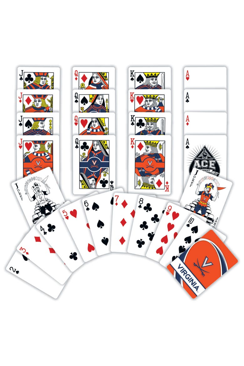 Virginia Cavaliers Playing Cards, Alternate, color, Multicolor
