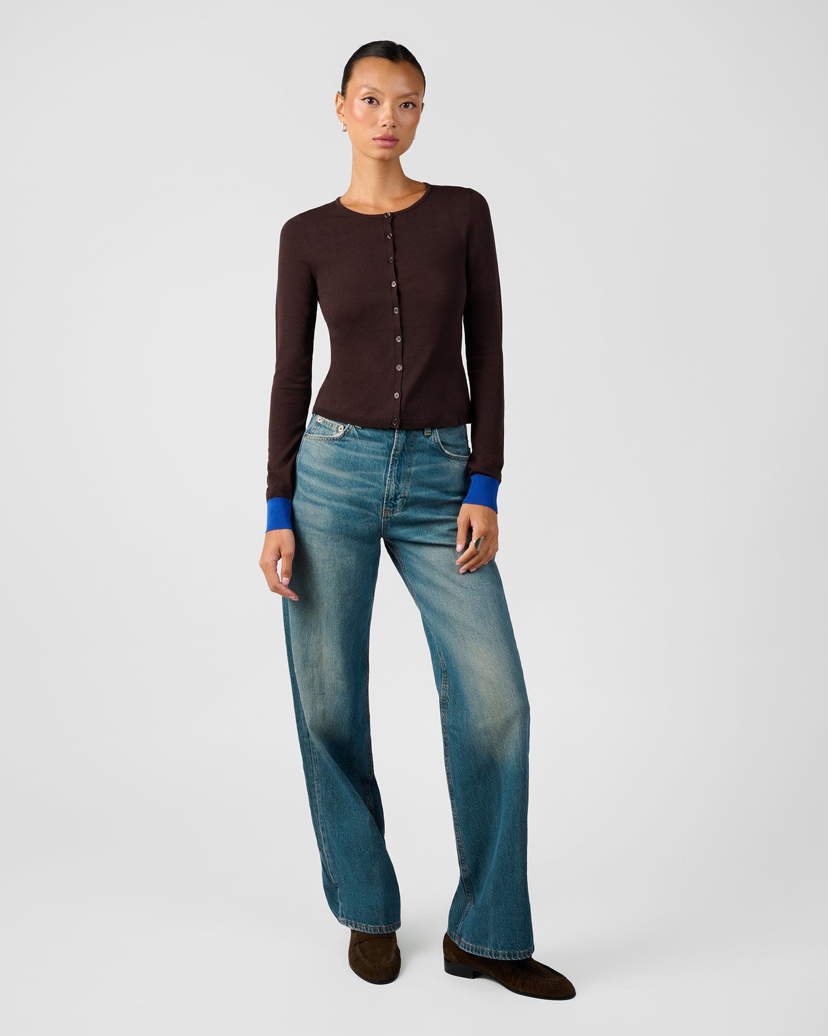 Fine Knit Cardigan - image 2