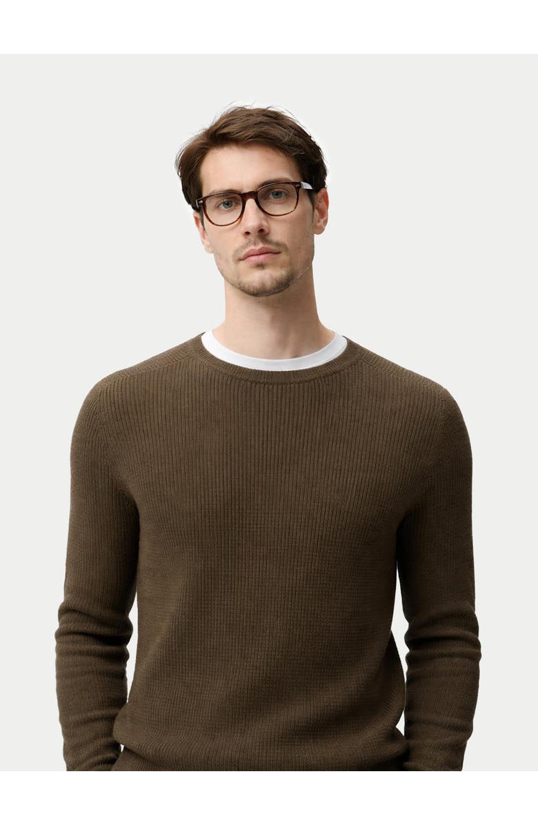 Gobi Cashmere Men's Ribbed Cashmere Sweater, Alternate, color, Cub