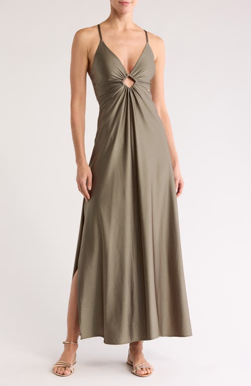 Boamar Verona Cover-up Maxi Dress In Garden Green