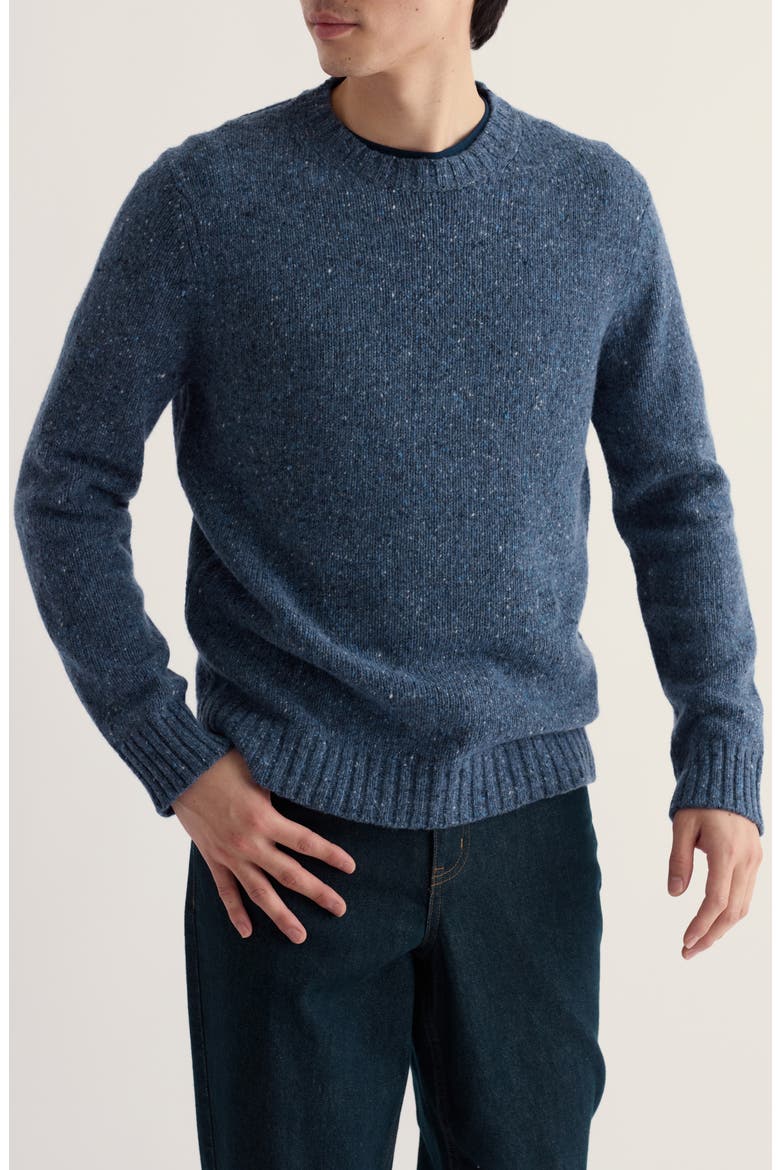 Trowan Merino Wool Blend Sweater, Main, color, SQUALL