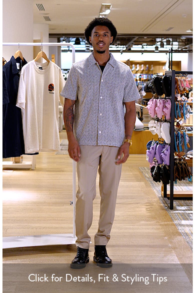 Hector Paisley Short Sleeve Cotton Button-Up Shirt video