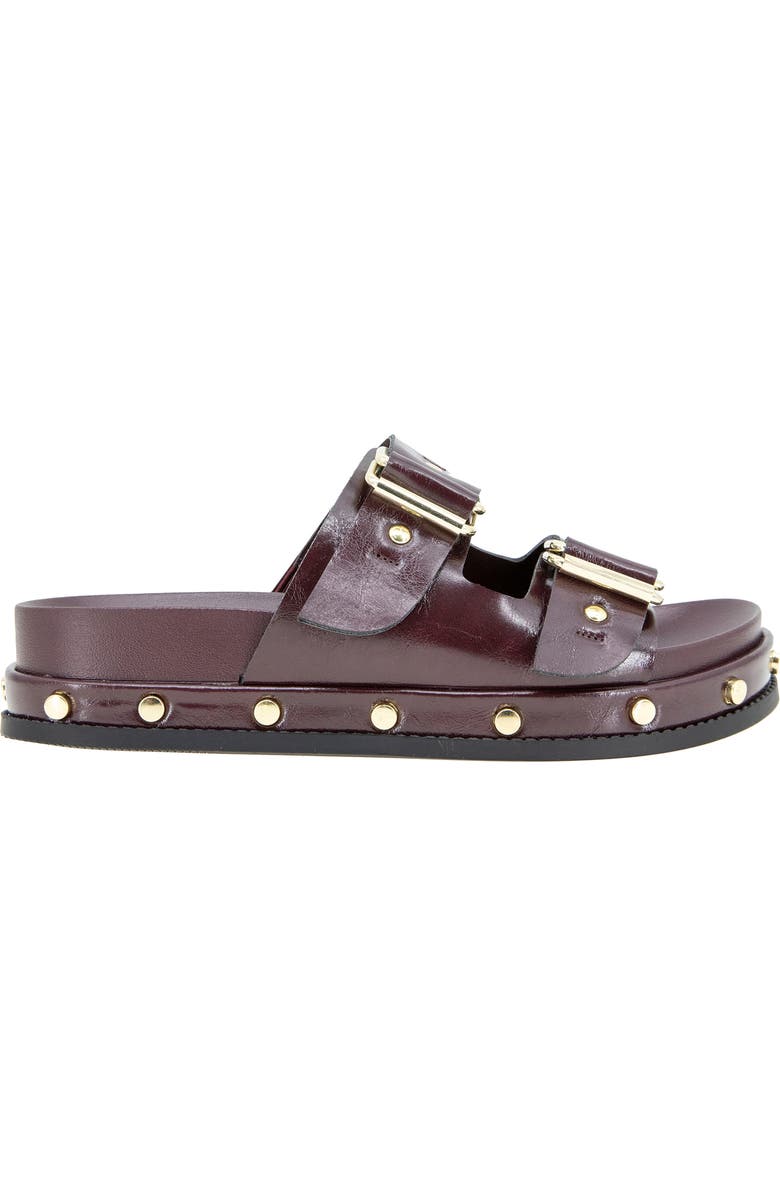 BCBGeneration Bamba Slide Sandal, Alternate, color, Dark Cherry