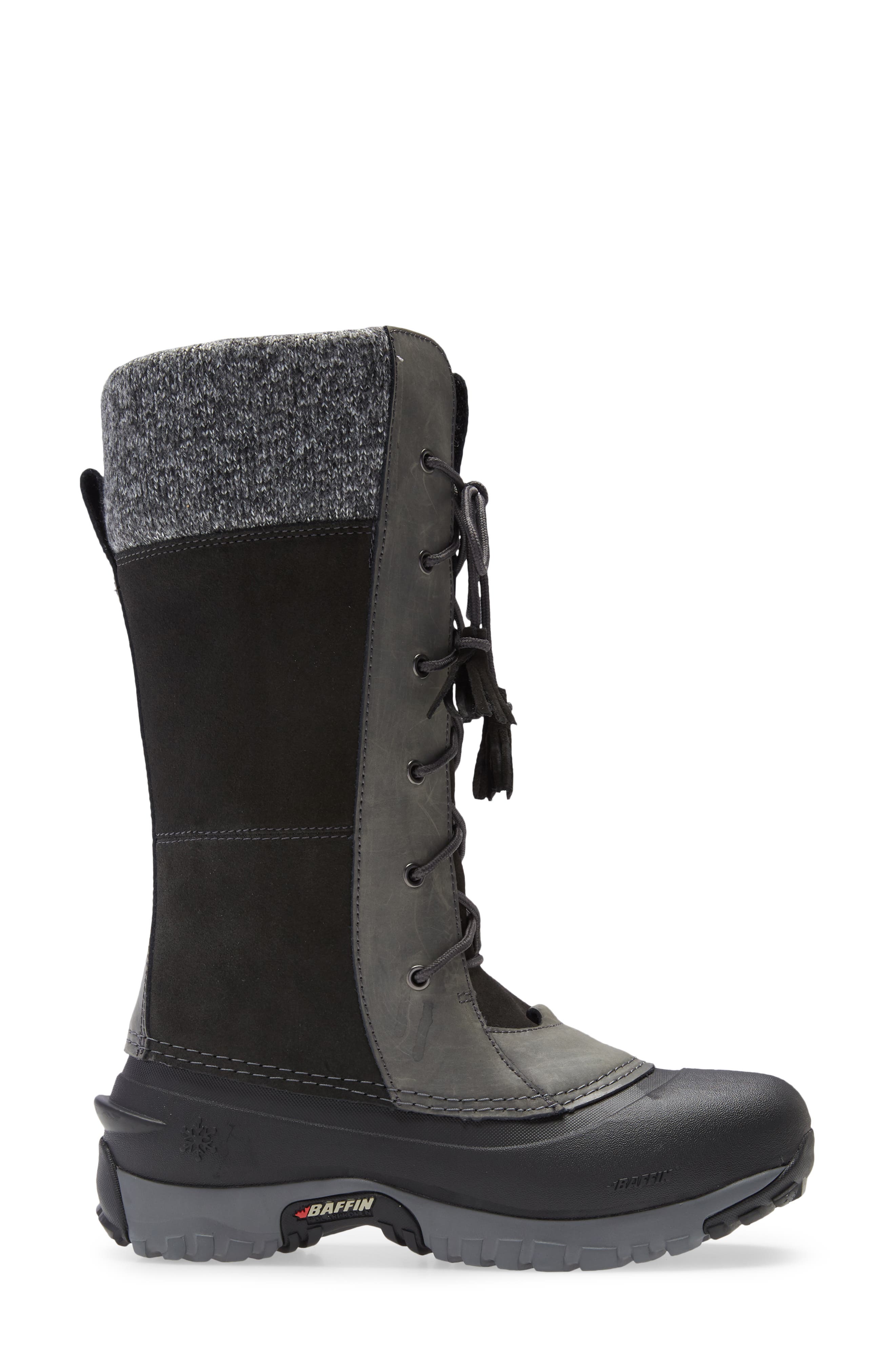 Baffin Dana Waterproof Boot, Alternate, color, Charcoal