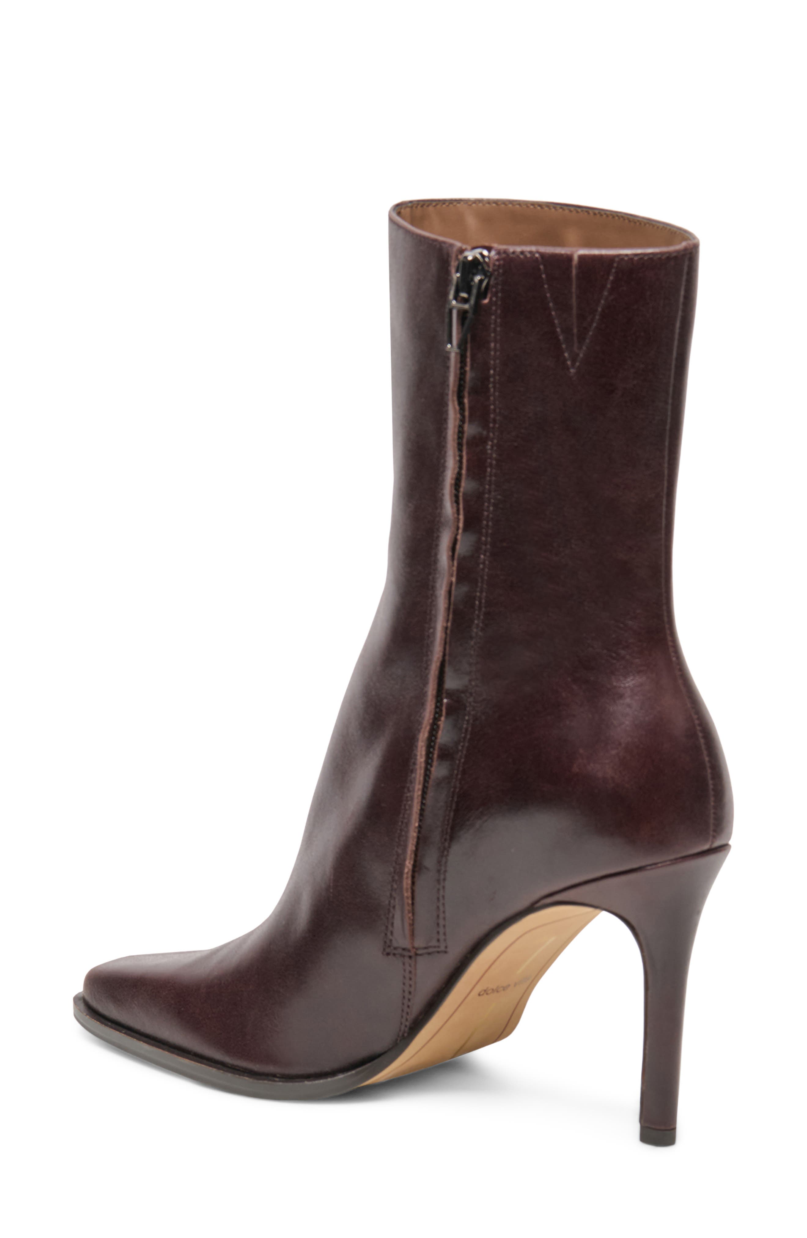 Kimi Leather Boot, Alternate, color, BLACKBERRY LEATHER