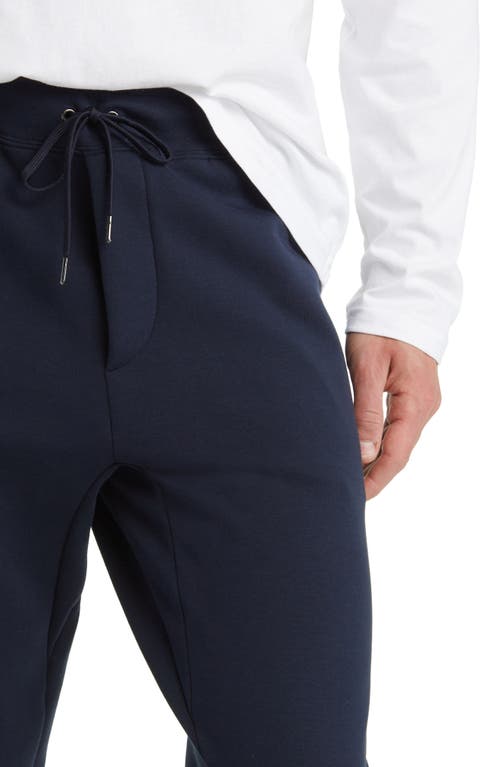 Polo Ralph Lauren Double Knit Jogger Pants In Aviator Navy