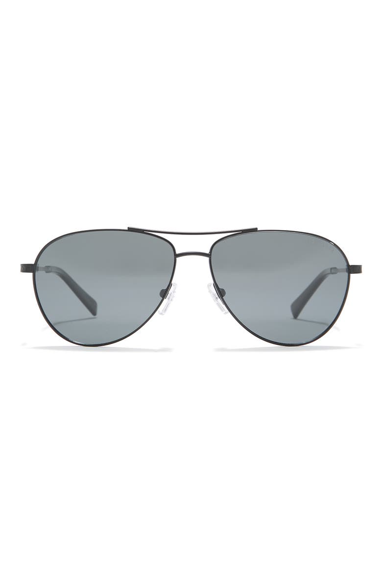 59mm Aviator Sunglasses, Main, color, BLACK