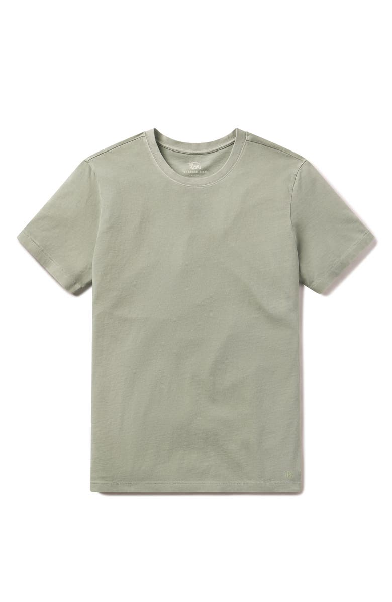 The Normal Brand Normal Cotton Jersey T-Shirt, Alternate, color, Juniper
