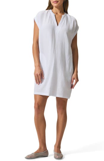 Shop Splendid Adele Cotton Gauze Minidress