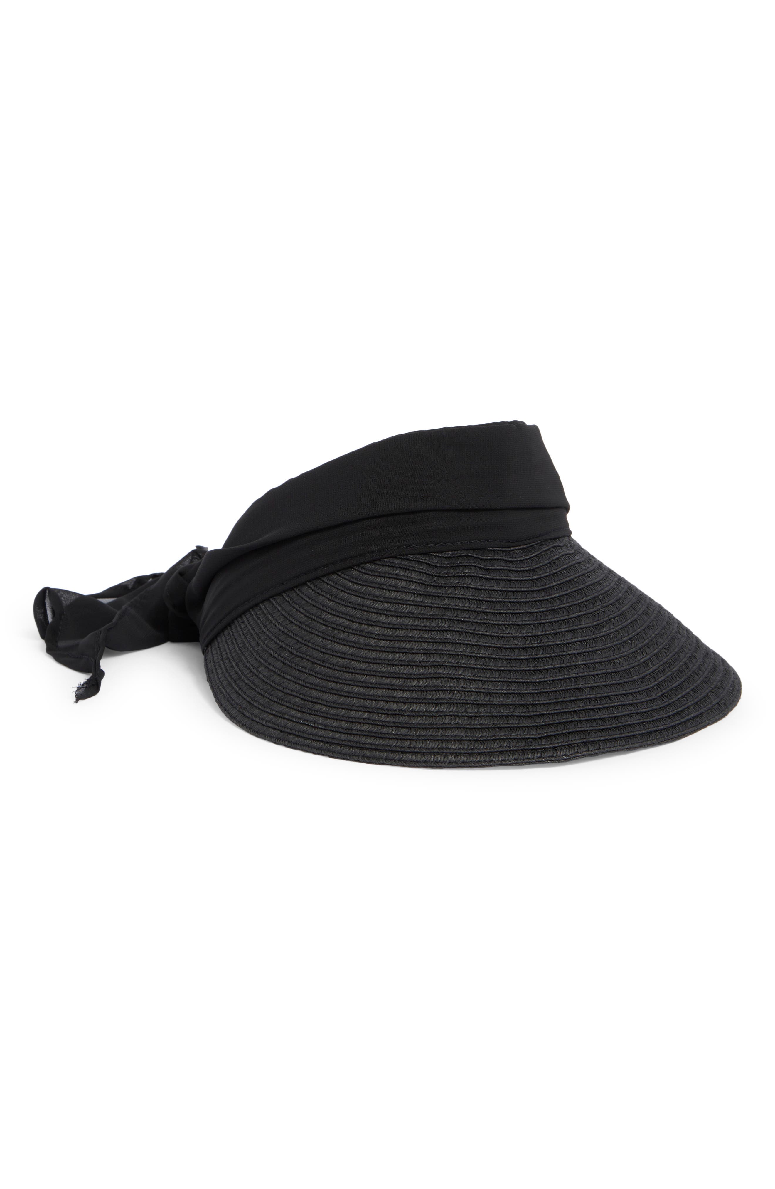 Chiffon Tie Back Visor