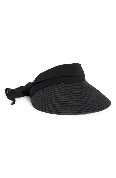 Chiffon Tie Back Visor