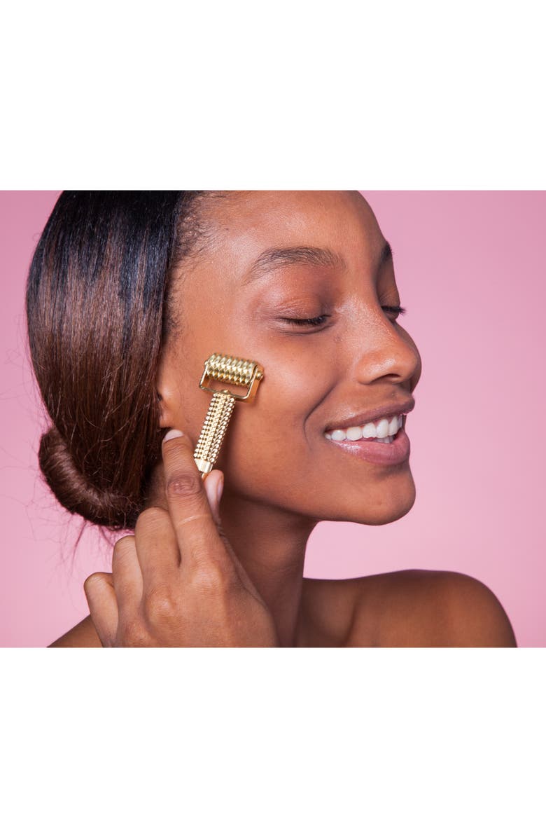 Skin Gym Goldie Face Roller, Alternate, color, 