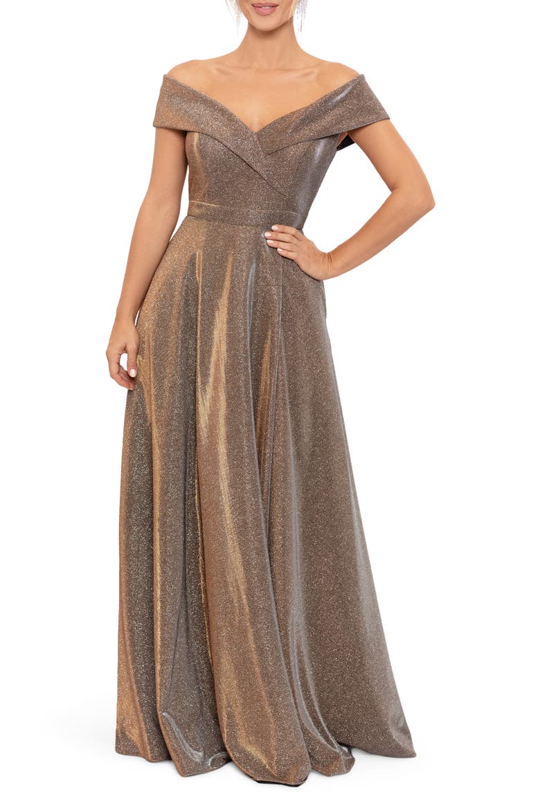 off the rack evening dresses Off the Shoulder Gown (Women)